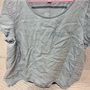 J. Jill Denim Light Blue Top